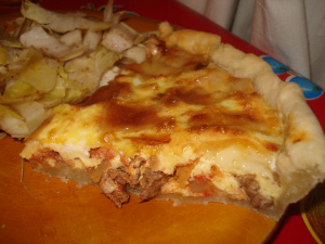 La quiche et sa petite salade