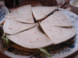 wrap poulet et salade wrap poulet et salade