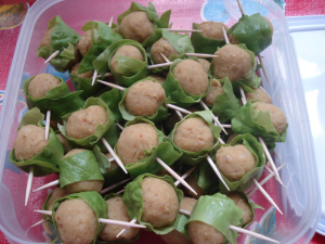 Boulettes de lentilles corail au boulgour