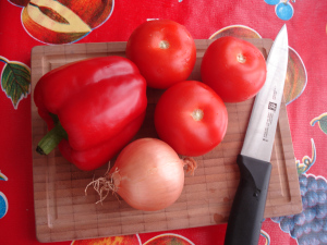 Tortilla gratinée: les légumes Tortilla gratinée: les légumes