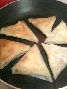 brick chèvre-chorizo-gruyère