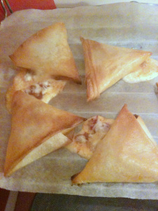 brick chèvre-chorizo-gruyère