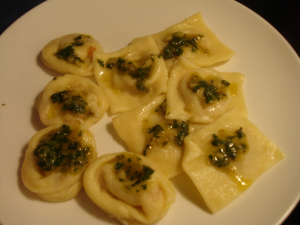 DSC02933 Sauce pesto maison - raviolis maison
