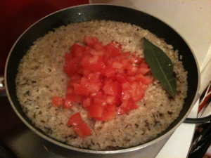 Boulgour aux tomates concassées