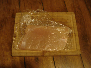 Roulé de volaille au foie gras