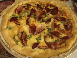 Quiche aux figues et au magret de canard Quiche aux figues et au magret de canard