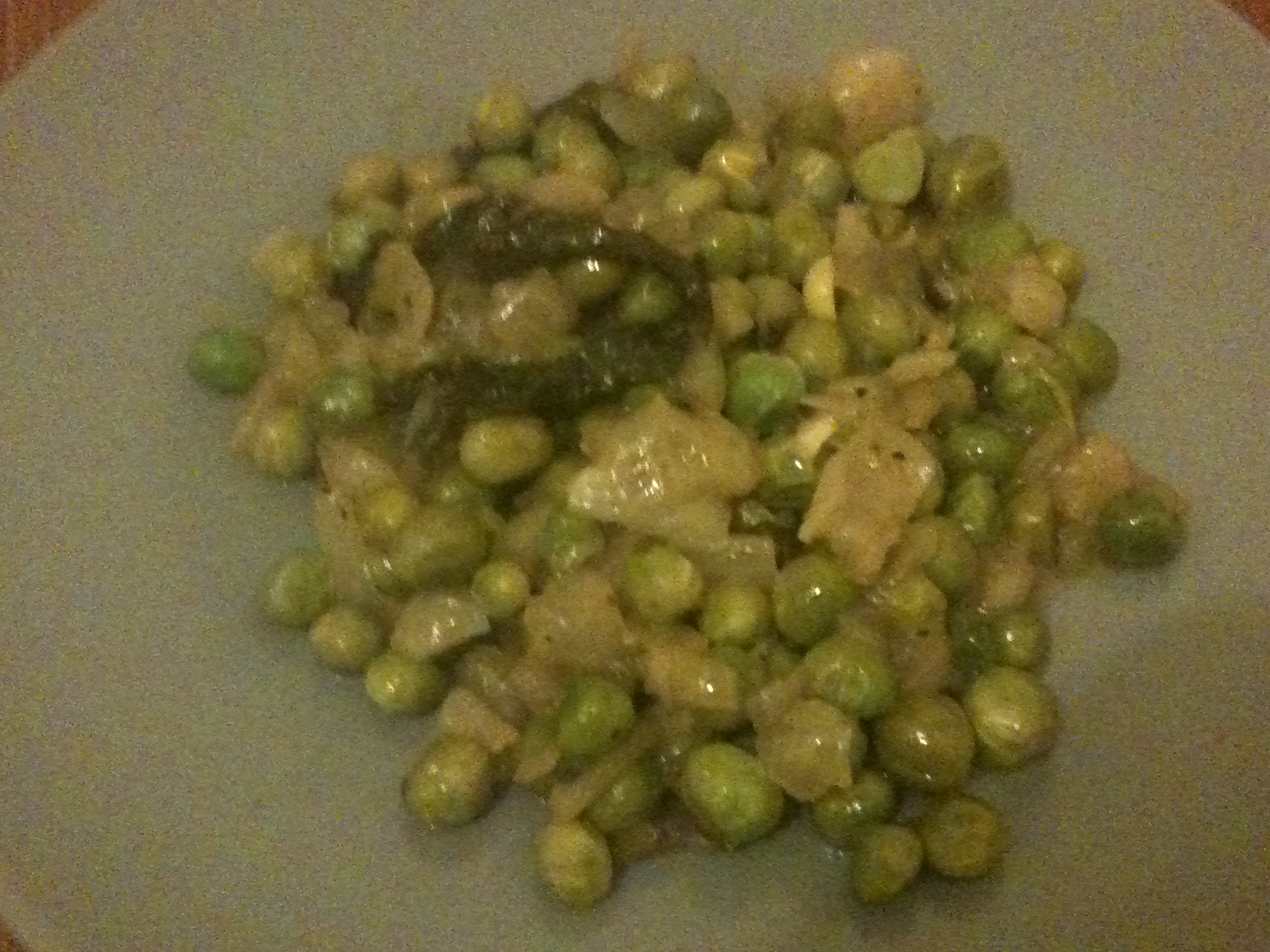 Assiette petits pois