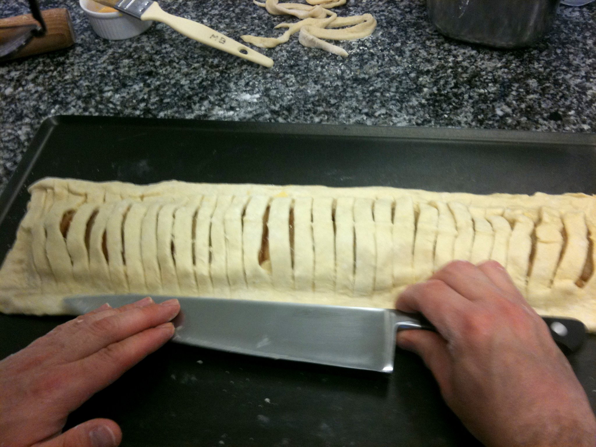 Dartois au pommes, rectangle