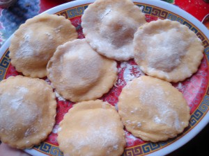 Raviolis avant cuisson