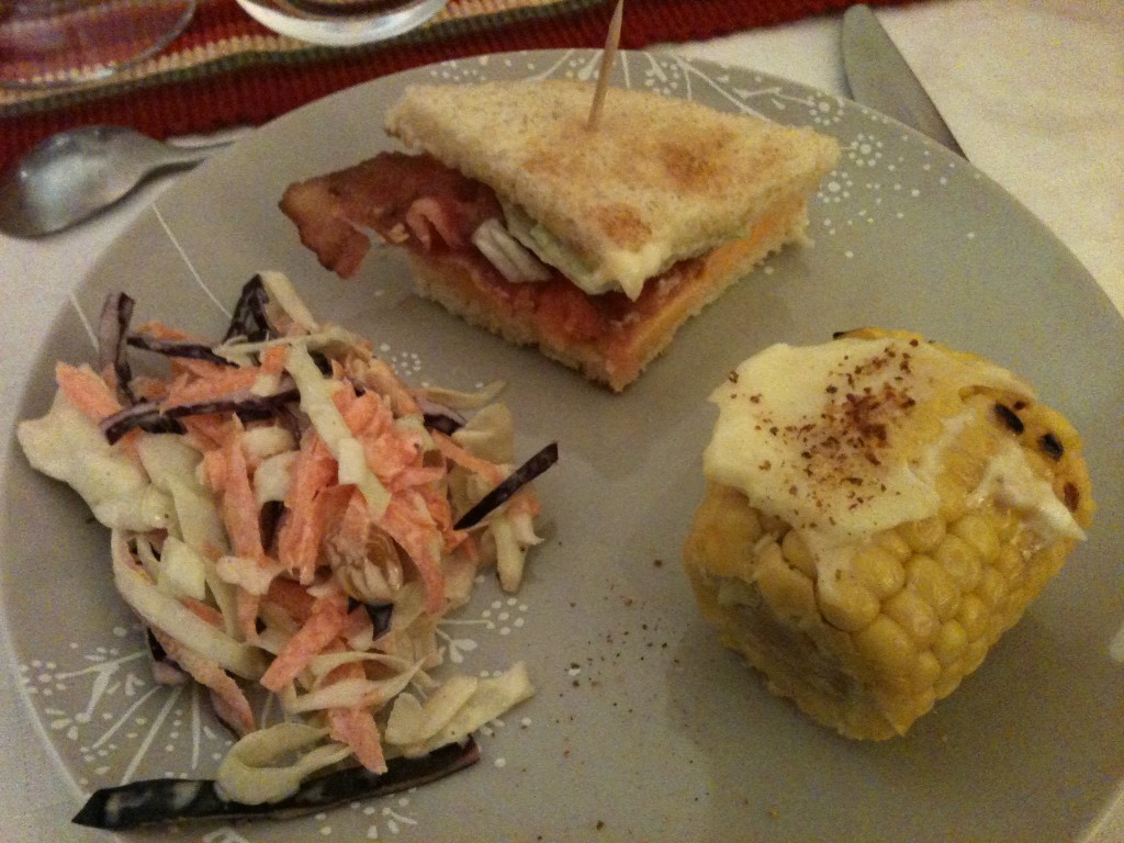 les entrées du repas de thanksgiving