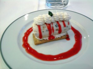 dessert glacé du restaurant Ferrandi