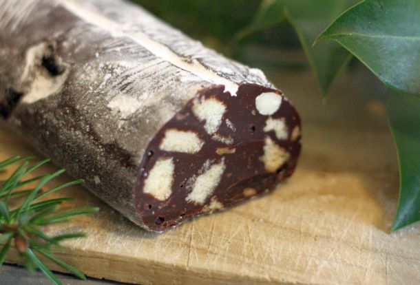 Recette de saucisson au chocolat, blog de cuisine Over-Cookée