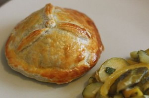 recette de poulet en croute de pâte feuilletée